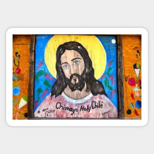 Chimayo Holy Chile sign Sticker